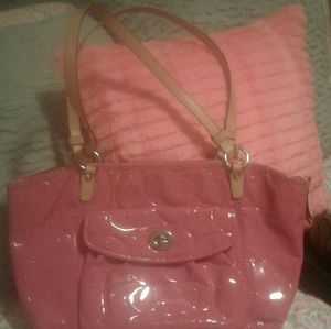 Coach patton leather pink